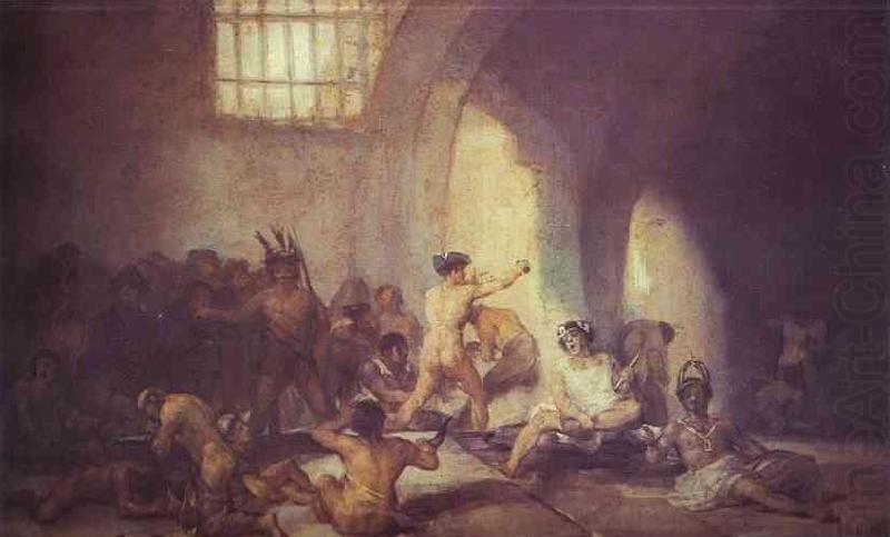 The Madhouse., Francisco Jose de Goya